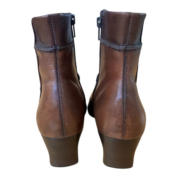 Infinity Leather Patchwork Ankle Boots Women’s Size 6.5 - Picture 6 of 13